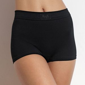 Set van 2 boxershorts in katoen Double Comfort SLOGGI. Modal materiaal. Maten 44 FR - 42 EU. Zwart kleur