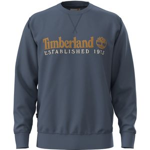 Sweater met geborduurd logo TIMBERLAND. Katoen materiaal. Maten M. Blauw kleur