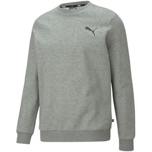 Sweater met ronde hals klein logo essentiel PUMA. Katoen materiaal. Maten L. Grijs kleur