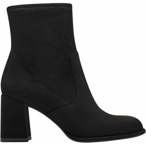 Bottines met hak in suèdine TAMARIS. Synthetisch materiaal. Maten 36. Zwart kleur