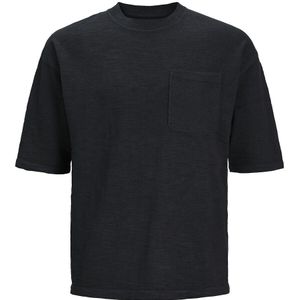T-shirt met borstzak JACK & JONES. Katoen materiaal. Maten XS. Zwart kleur