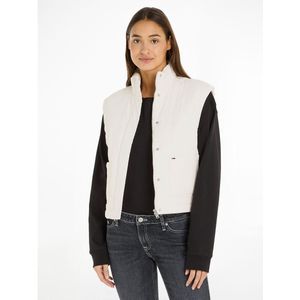 Bodywarmer TOMMY JEANS. Polyamide materiaal. Maten L. Wit kleur