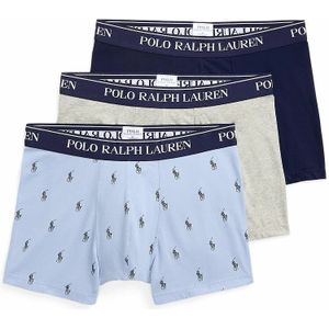 Set van 3 effen boxershorts POLO RALPH LAUREN. Katoen materiaal. Maten XXL. Grijs kleur