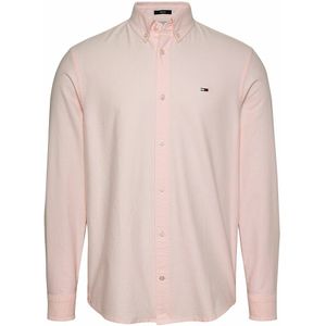 Recht oxford hemd TOMMY JEANS. Katoen materiaal. Maten 3XL. Roze kleur
