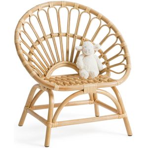 Fauteuil in rotan, voor kinderen, Albin LA REDOUTE INTERIEURS. Rotan materiaal. Maten één maat. Beige kleur