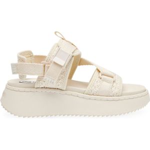 Sandalen met sleehak Decorum STEVE MADDEN. Polyurethaan materiaal. Maten 40. Beige kleur