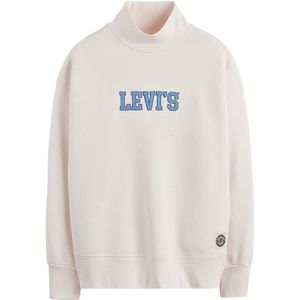 Sweater met opstaande kraag, logo vooraan LEVI’S PLUS. Katoen materiaal. Maten 44/46 FR - 42/44 EU. Beige kleur