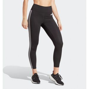 Legging hoge taille 7/8 Essentials 3 Stripes adidas Performance. Polyester materiaal. Maten S. Zwart kleur