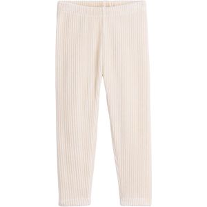 Legging in geribd fluweel LA REDOUTE COLLECTIONS. Fluweel materiaal. Maten 2 jaar - 86 cm. Beige kleur