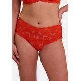 Slip in kant Arum SANS COMPLEXE. Kant materiaal. Maten 46/48 FR - 44/46 EU. Oranje kleur