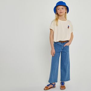 Wijde jeans LA REDOUTE COLLECTIONS. Katoen materiaal. Maten 14 jaar - 156 cm. Blauw kleur