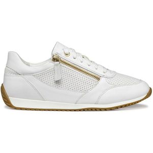 Ademende sneakers Calithe GEOX. Polyurethaan materiaal. Maten 38. Wit kleur