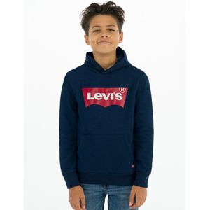 Hoodie LEVI'S KIDS. Katoen materiaal. Maten 8 jaar - 126 cm. Blauw kleur