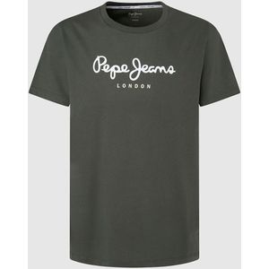 T-shirt met ronde hals Eggo PEPE JEANS. Katoen materiaal. Maten S. Groen kleur