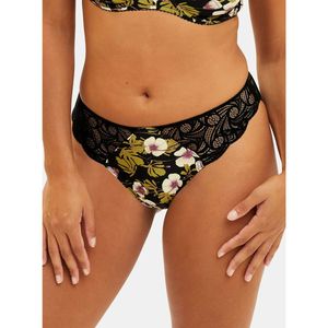 Slip in kant Ariane Fantaisy SANS COMPLEXE. Polyamide materiaal. Maten 50/52 FR - 48/50 EU. Zwart kleur