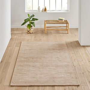 Tapijt 100% Tencel™ used aspect, Izri LA REDOUTE INTERIEURS. Lyocell materiaal. Maten 200 x 290 cm. Beige kleur