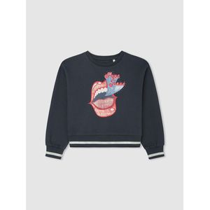 Sweater met ronde hals en lange mouwen PEPE JEANS. Katoen materiaal. Maten 12 jaar - 150 cm. Blauw kleur