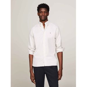 Gestreept hemd flex oxford 1985 TOMMY HILFIGER. Katoen materiaal. Maten S. Beige kleur