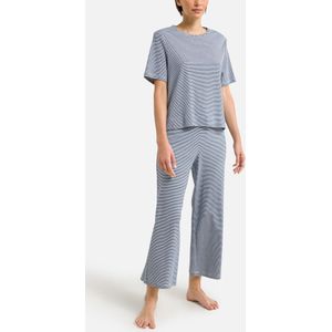 Pyjama met korte mouwen PETIT BATEAU. Katoen materiaal. Maten L. Blauw kleur