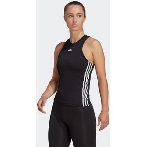 Tanktop Train Essentials 3-Stripes adidas Performance. Polyester materiaal. Maten S. Zwart kleur