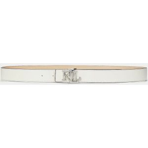 Brede leren riem LAUREN RALPH LAUREN. Leer materiaal. Maten L. Wit kleur