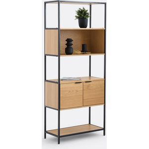Moduleerbare etagère, 1 nis, 2 deuren, Volga