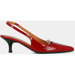 Leren slingback pumps Damoiselle JONAK. Leer materiaal. Maten 41. Rood kleur