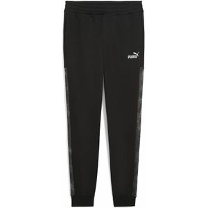 Sportbroek met camouflagestrepen PUMA. Katoen materiaal. Maten XL. Zwart kleur