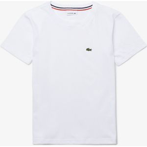 T-shirt met korte mouwen LACOSTE. Katoen materiaal. Maten 8 jaar - 126 cm. Wit kleur