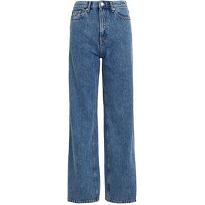 Wijde jeans met hoge taille TOMMY JEANS. Denim materiaal. Maten Maat 30 (US) - Lengte 30. Blauw kleur