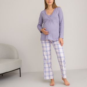 Pyjama voor zwangerschap en borstvoeding LA REDOUTE COLLECTIONS. Katoen materiaal. Maten 48 FR - 46 EU. Andere kleur