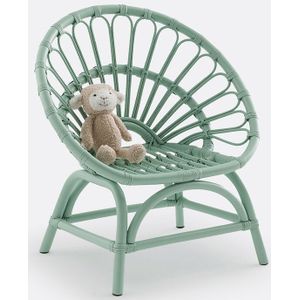 Fauteuil in rotan, voor kinderen, Albin LA REDOUTE INTERIEURS. Rotan materiaal. Maten één maat. Groen kleur