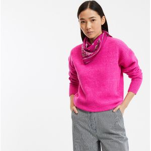 Trui met ronde hals LA REDOUTE COLLECTIONS. Polyester materiaal. Maten S. Roze kleur