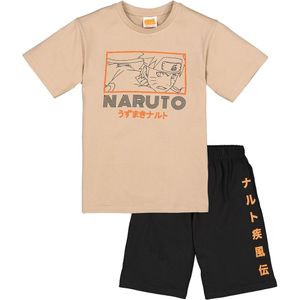 Pyjashort Naruto NARUTO SHIPPUDEN. Katoen materiaal. Maten S. Beige kleur