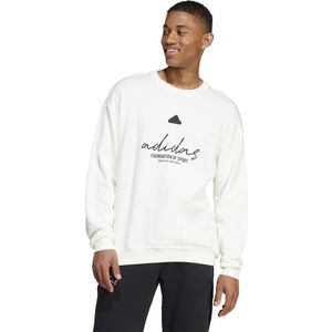 Adidas Brand Love French Terry Sweatshirt Wit / Regular Man