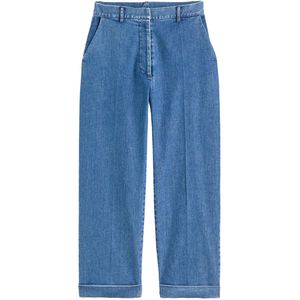 Rechte regular jeans THE LABEL EDITION X LA REDOUTE. Denim materiaal. Maten 40 FR - 38 EU. Blauw kleur