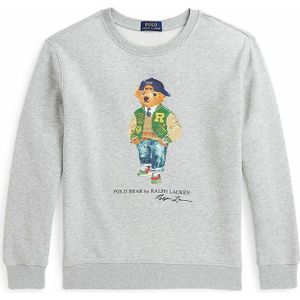 Sweater met ronde hals polo Bear, in molton POLO RALPH LAUREN. Molton materiaal. Maten L. Grijs kleur