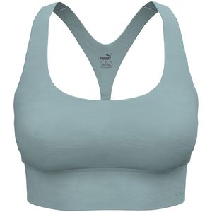 Sportbustier matige steun PUMA. Polyester materiaal. Maten M. Blauw kleur