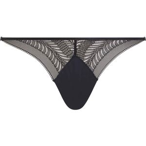 String Sculpt Lace CALVIN KLEIN UNDERWEAR. Polyamide materiaal. Maten L. Zwart kleur