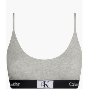 Bustier in katoen Unline CALVIN KLEIN UNDERWEAR. Katoen materiaal. Maten XS. Grijs kleur