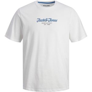 T-shirt met ronde hals en logo JACK & JONES. Katoen materiaal. Maten S. Wit kleur