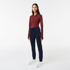 Trainingsbroek in molton LACOSTE. Katoen materiaal. Maten 44 FR - 42 EU. Blauw kleur