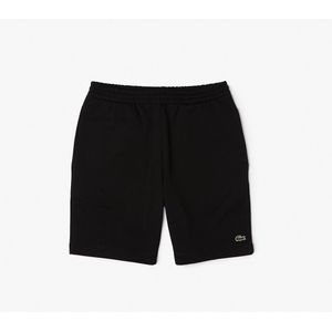 Rechte short in molton Lacoste Sport LACOSTE. Katoen materiaal. Maten XL. Zwart kleur