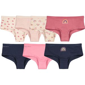Set van 7 fantasie hipsters LA REDOUTE COLLECTIONS. Katoen materiaal. Maten 12/13 jaar - 150/153 cm. Multicolor kleur