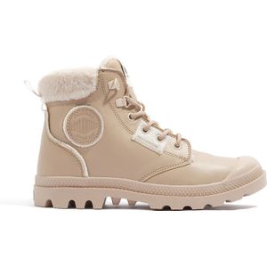 Boots in gevoerd leer Pampa Hi Snow Warm PALLADIUM. Leer materiaal. Maten 39. Beige kleur