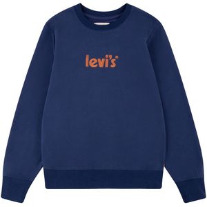 Sweater met ronde hals LEVI'S KIDS. Katoen materiaal. Maten 14 jaar - 162 cm. Blauw kleur