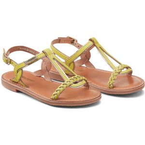 Sandalen in leer Bappy LES TROPEZIENNES PAR M BELARBI. Leer materiaal. Maten 35. Goudkleur kleur