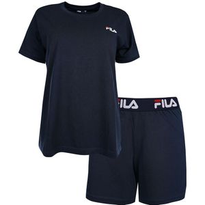 Pyjama ensemble T-shirt en short FILA. Katoen materiaal. Maten S. Blauw kleur