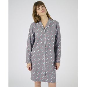 katoenen flanel nachthemd met lange mouwen DAMART. Katoen materiaal. Maten XL. Andere kleur