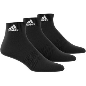 Set van 3 paar gematelasseerde sokken Sportswear adidas Performance. Katoen materiaal. Maten S. Zwart kleur